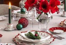 Festliche Eleganz auf dem Weihnachtstisch